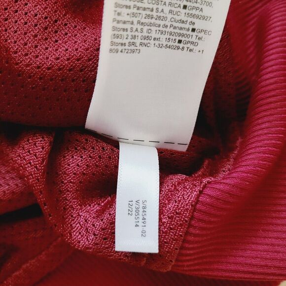 Athleta Brooklyn Bomber Jacket S Tall Burgundy Red Full Zip Soft Shell - Picture 8 of 10